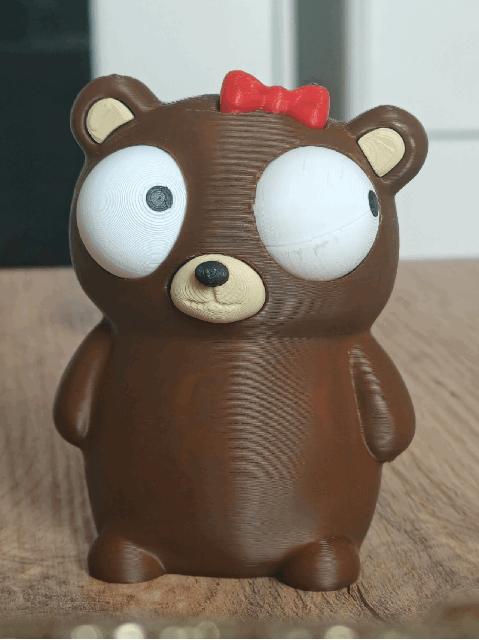 Mama Bear Googly Eyes SnapCharm™ Character
