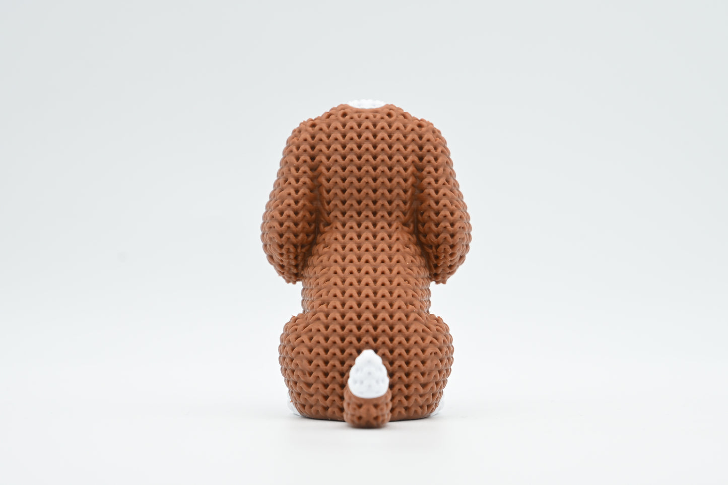 Knitted Cavalier King Charles Spaniel Dog Topkinz character rear view