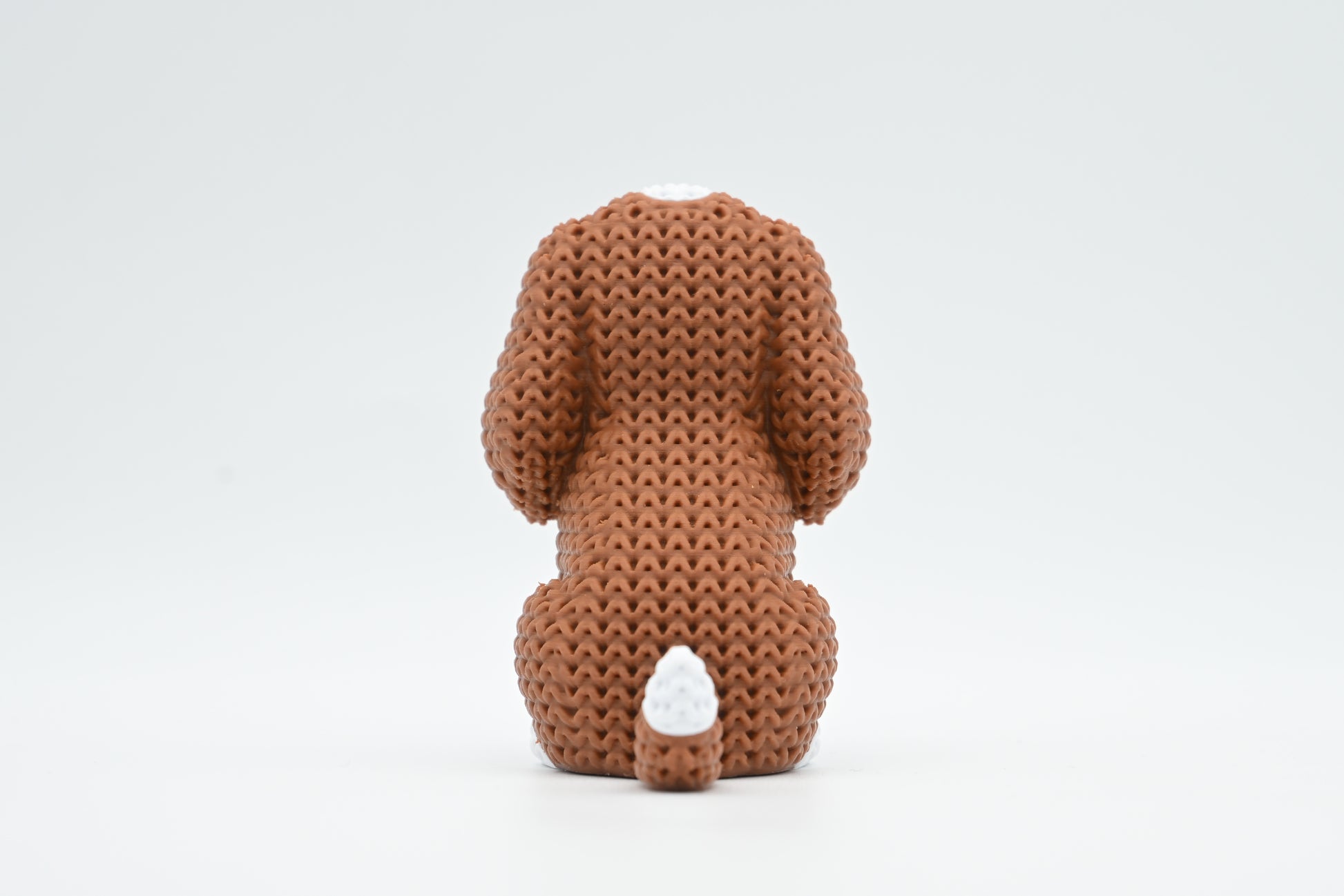 Knitted Cavalier King Charles Spaniel Dog Topkinz character rear view