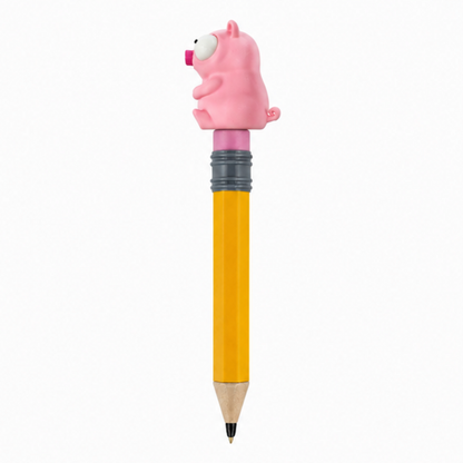 Cute Pig Googly Eyes SnapCharm™ Character
