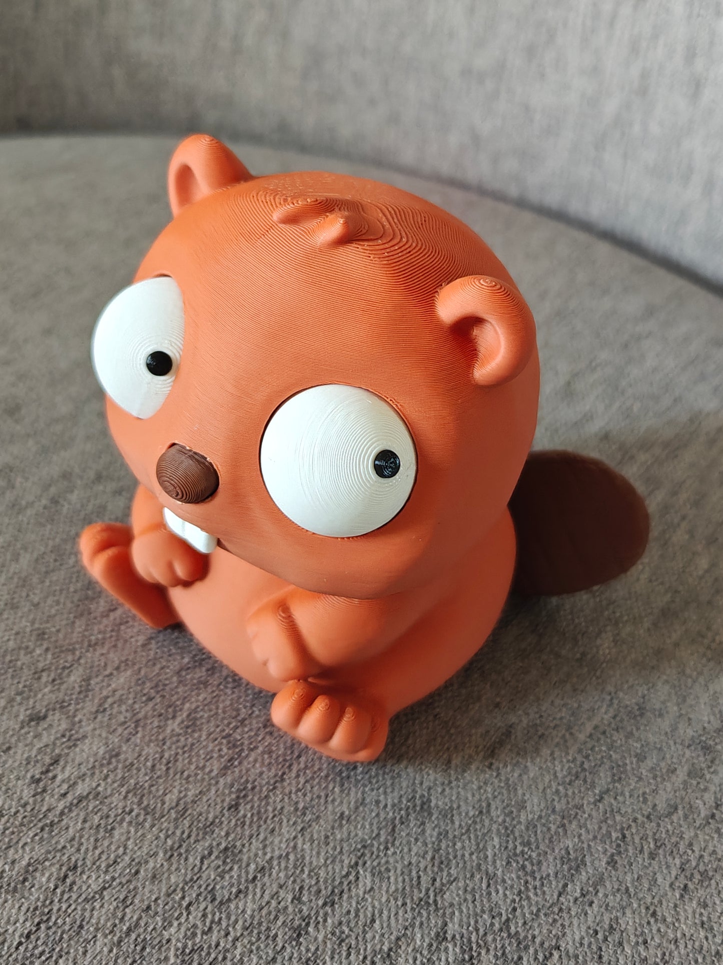 Beaver Googly Eyes SnapCharm™ Character