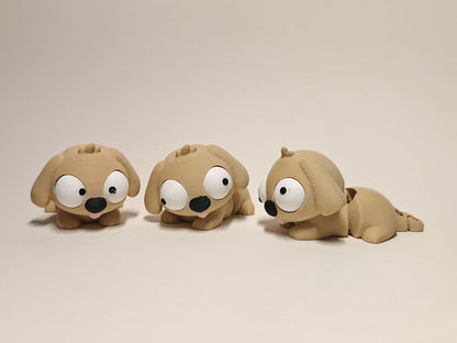 Mini Flexi Dog Googly Eyes SnapCharm™ Character