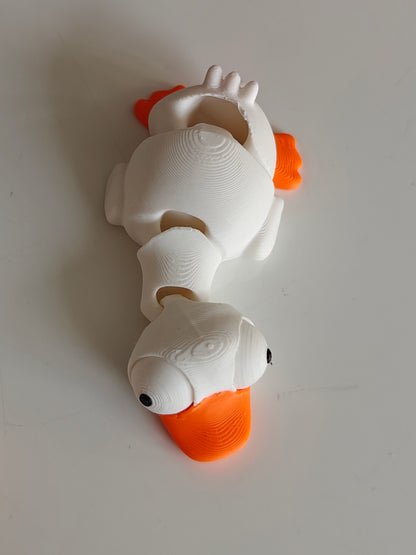 Mini Flexi Goose Googly Eyes | Chibi SnapCharm™ Character
