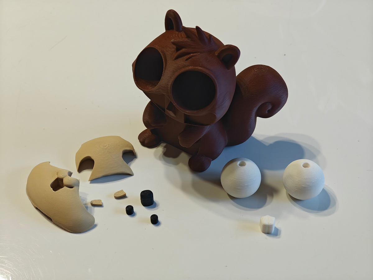 Squirrel Googly Eyes | Chibi SnapCharm™ Character