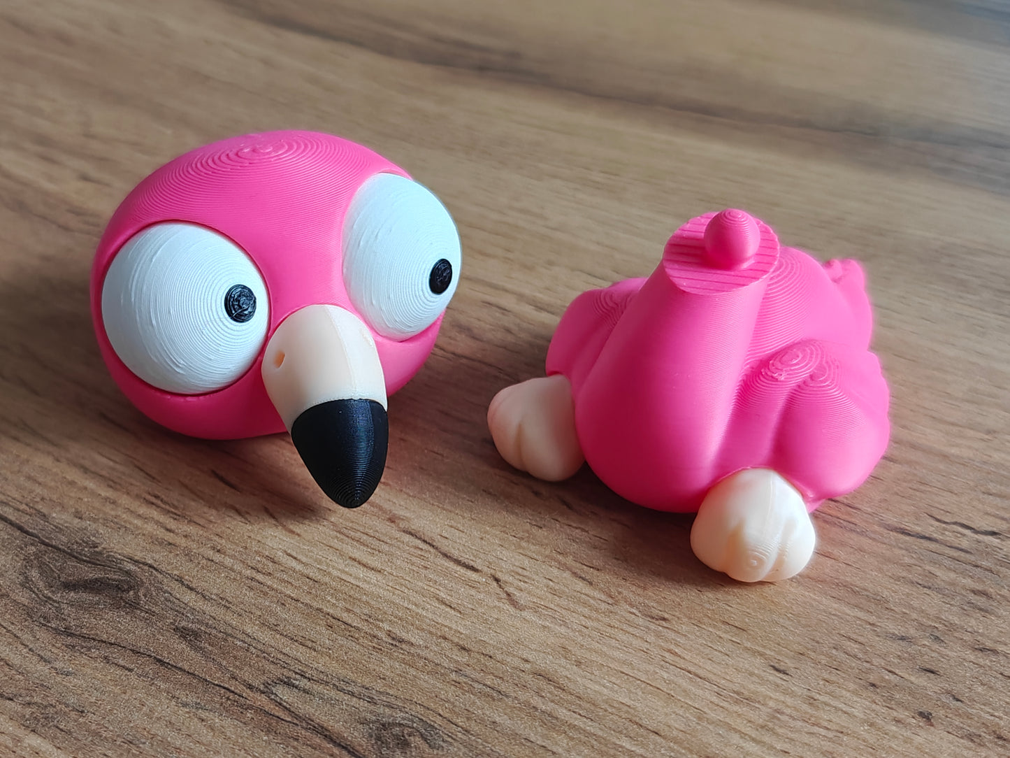 Flamingo Googly Eyes | Chibi SnapCharm™ Character