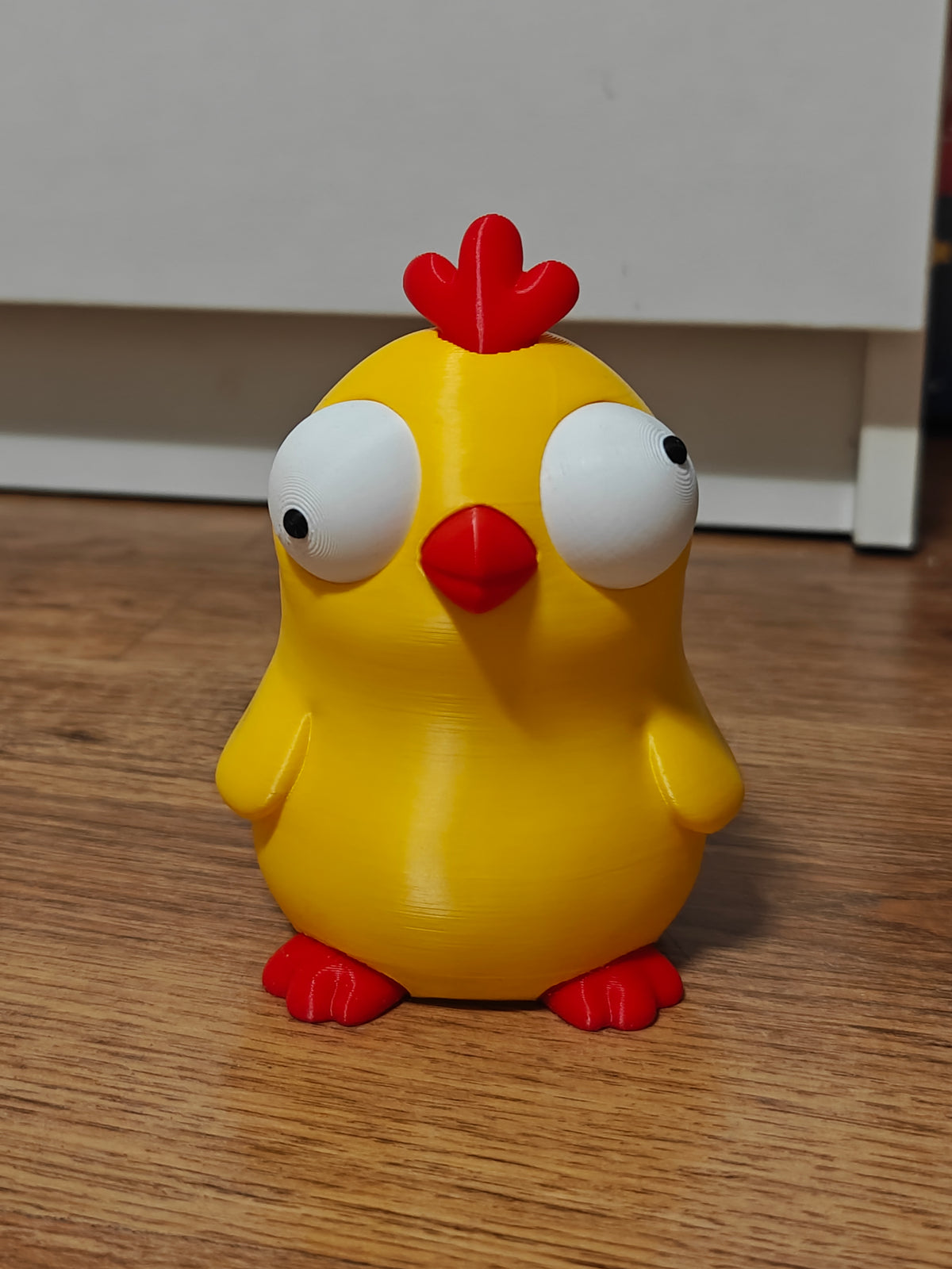 Movable-Eyes Chicken SnapCharm™ Character