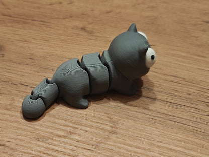 Mini Flexi Cat Googly Eyes SnapCharm™ Character