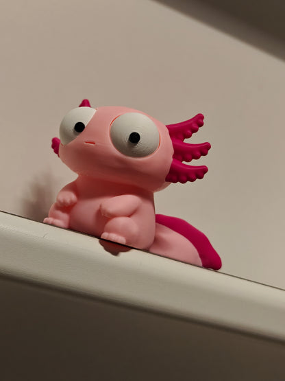 Axolotl Googly Eyes SnapCharm™ Character
