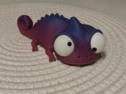 Chameleon Googly Eyes | Chibi SnapCharm™ Character