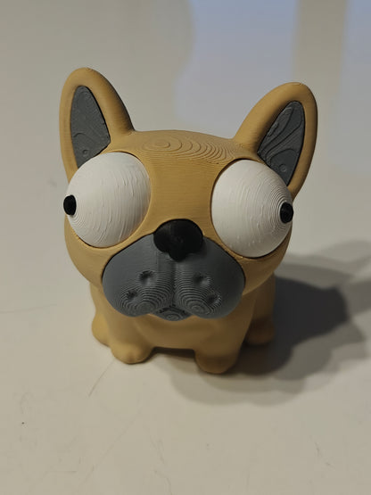 French Bulldog Googly Eyes SnapCharm™ Character
