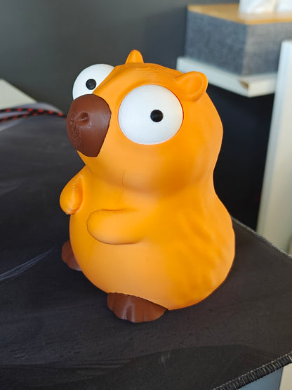 Capybara Googly Eyes SnapCharm™ Character