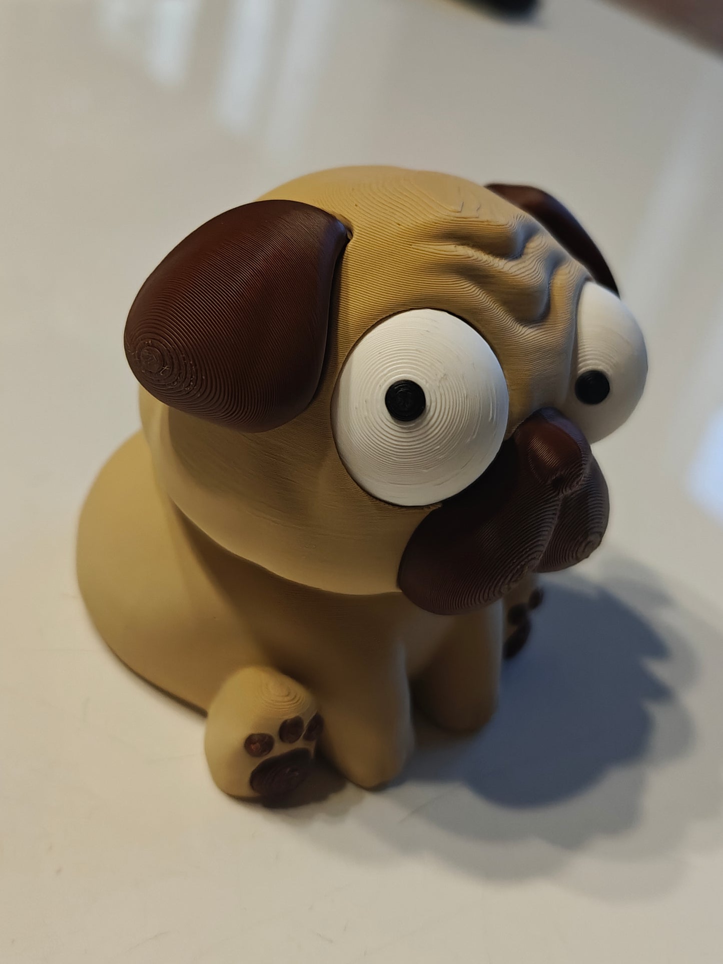 Pug Googly Eyes SnapCharm™ Character
