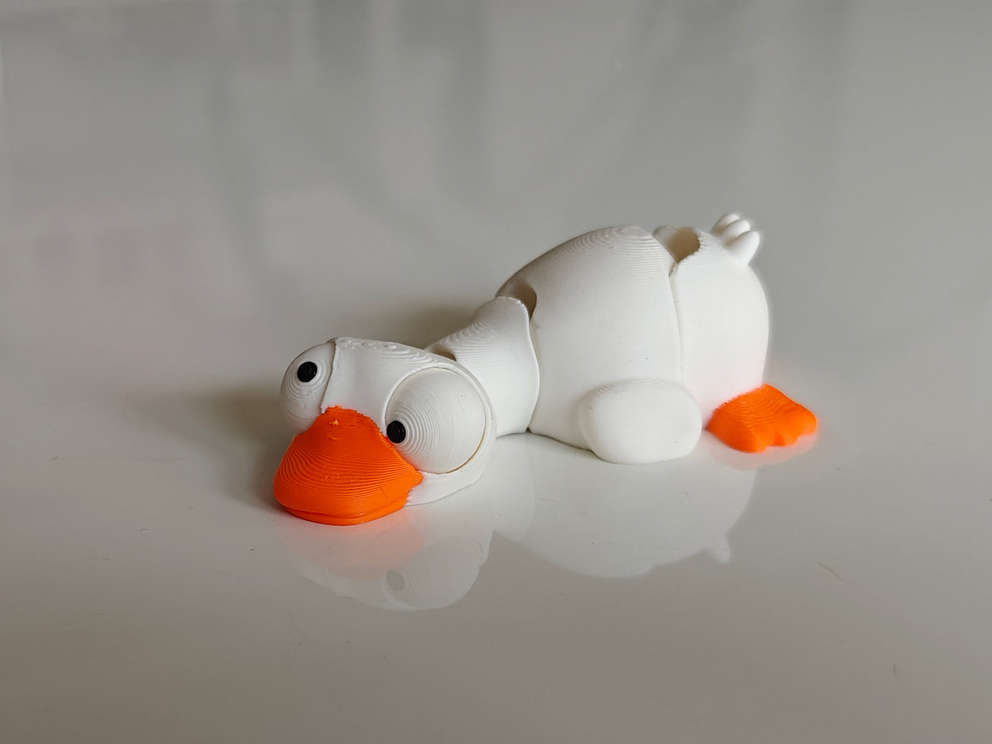 Mini Flexi Goose Googly Eyes | Chibi SnapCharm™ Character
