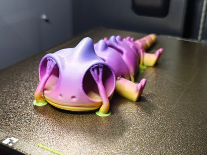 Flexi Chameleon Googly Eyes | Chibi SnapCharm™ Character