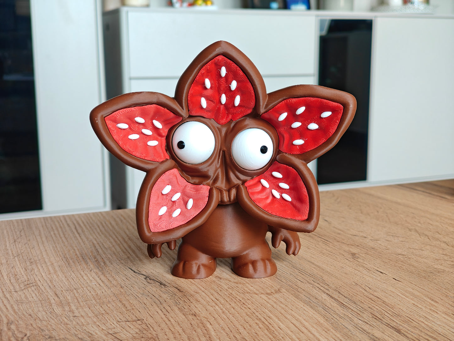 Flower-Faced Monster Googly Eyes | Chibi SnapCharm™ Character