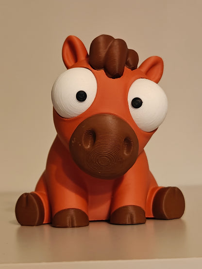 Horse Googly Eyes | Chibi SnapCharm™ Character
