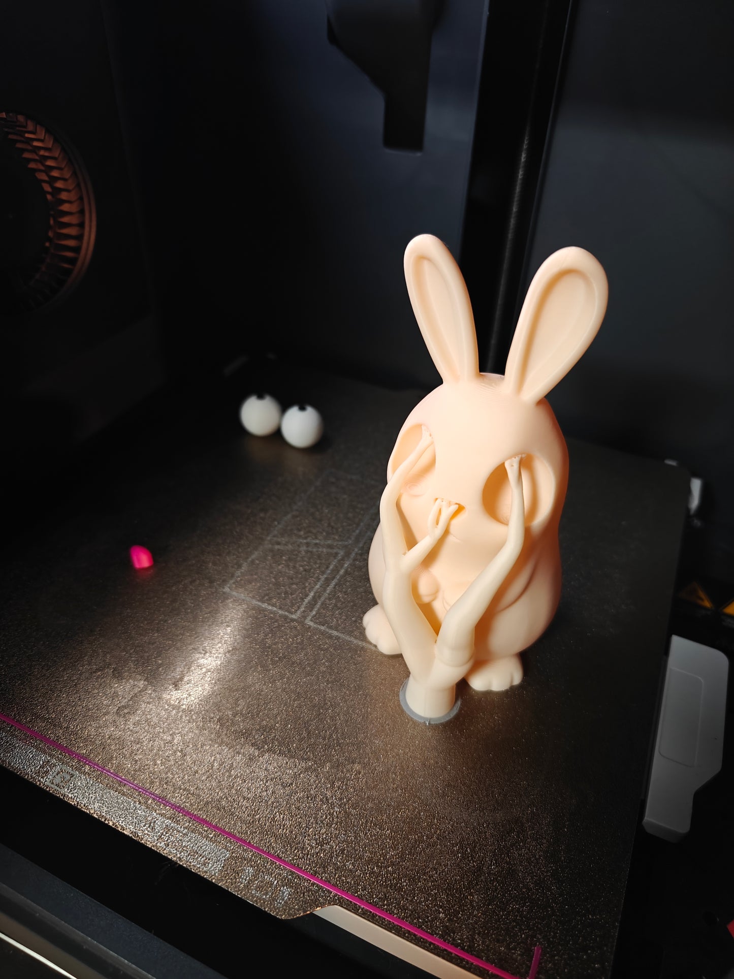 Easter Bunny Googly Eyes SnapCharm™ Character