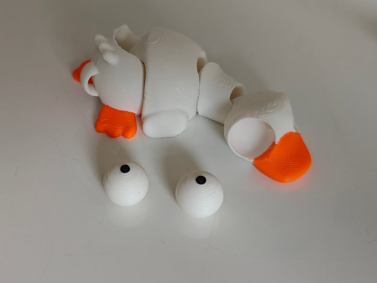 Mini Flexi Goose Googly Eyes | Chibi SnapCharm™ Character