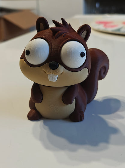 Squirrel Googly Eyes | Chibi SnapCharm™ Character