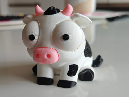 Cow Googly Eyes SnapCharm™ Character