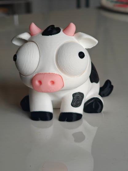 Cow Googly Eyes SnapCharm™ Character