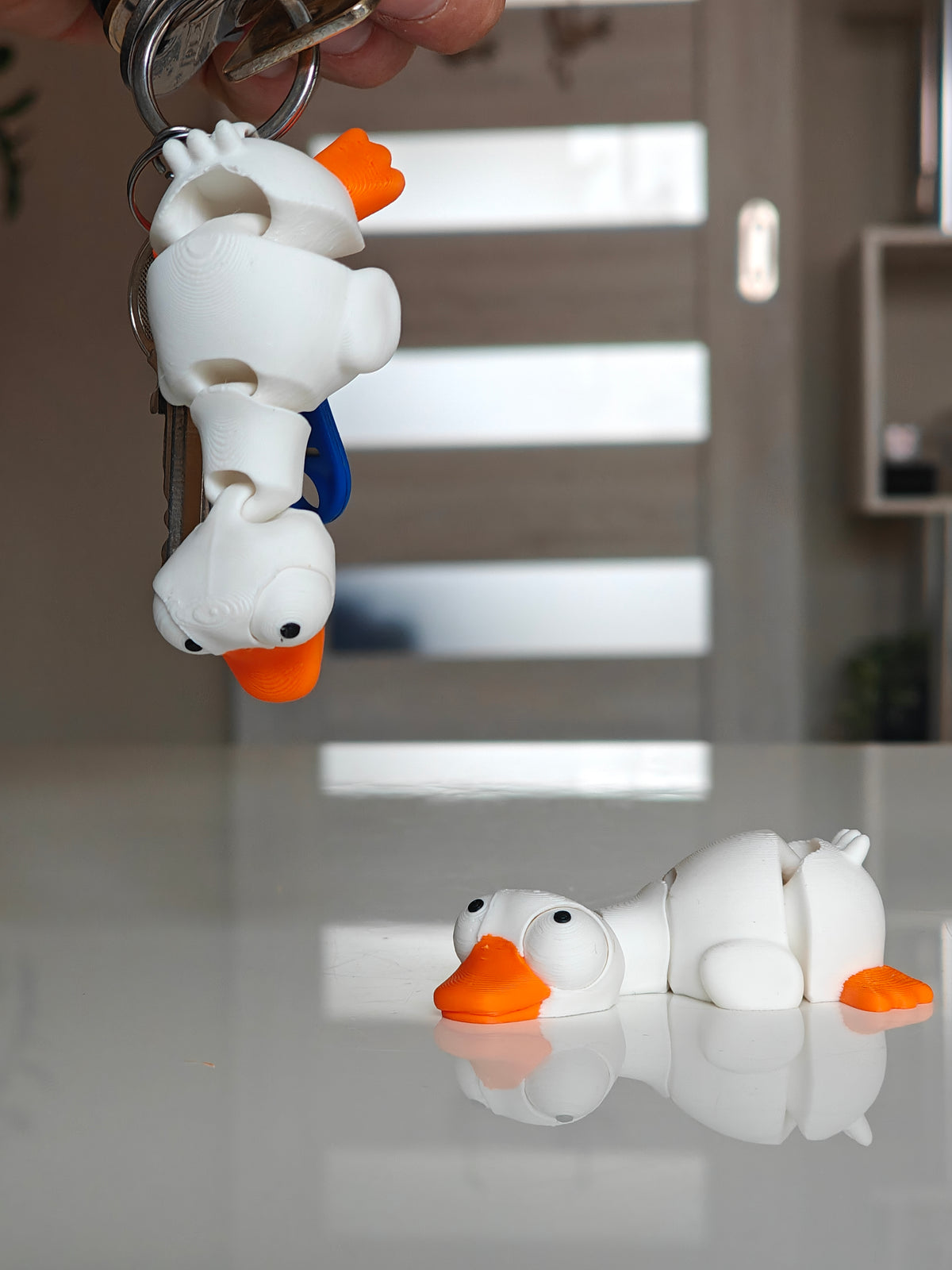 Mini Flexi Goose Googly Eyes | Chibi SnapCharm™ Character