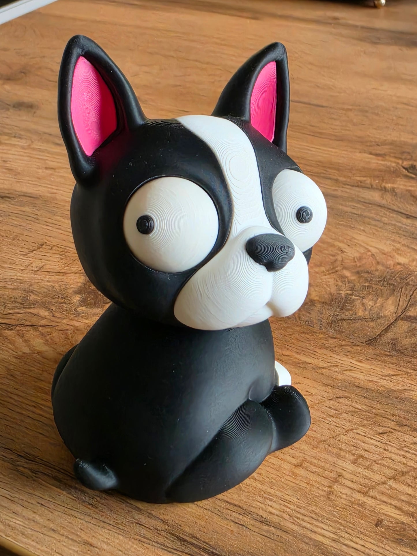 Boston Terrier Googly Eyes | Chibi SnapCharm™ Character