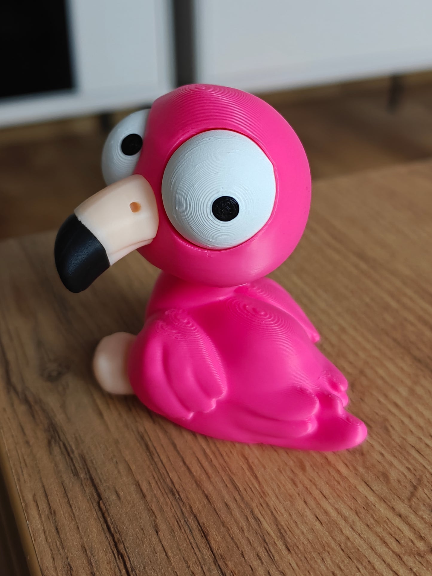 Flamingo Googly Eyes | Chibi SnapCharm™ Character