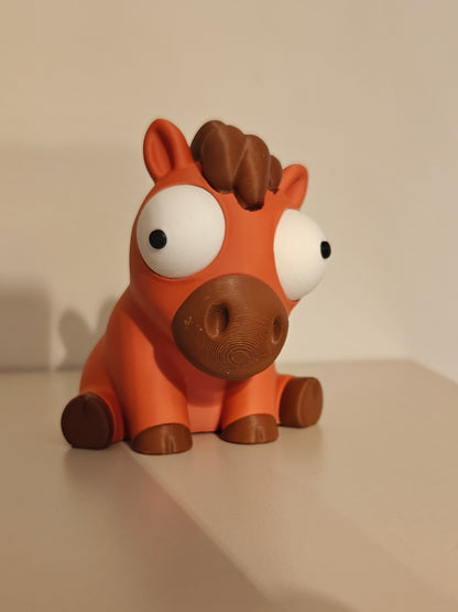 Horse Googly Eyes | Chibi SnapCharm™ Character