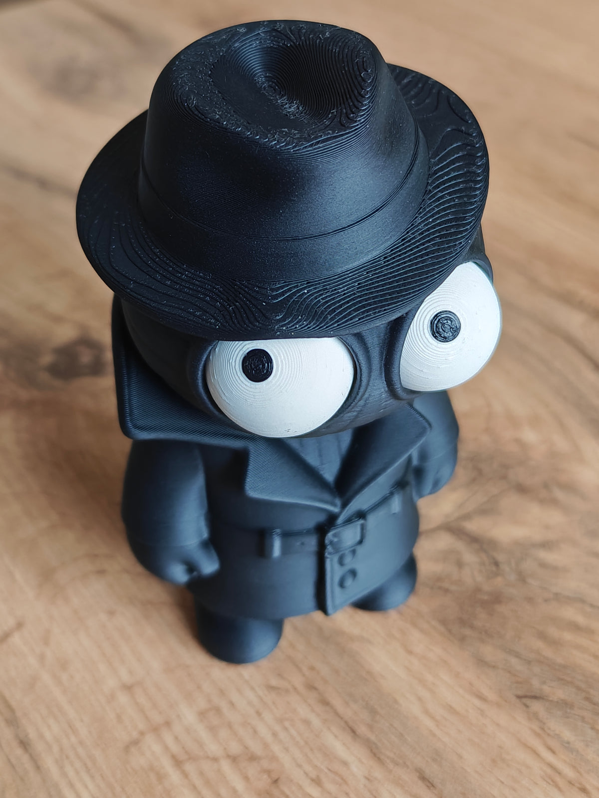 Noir Masked Spider Hero Googly Eyes | Chibi SnapCharm™ Character