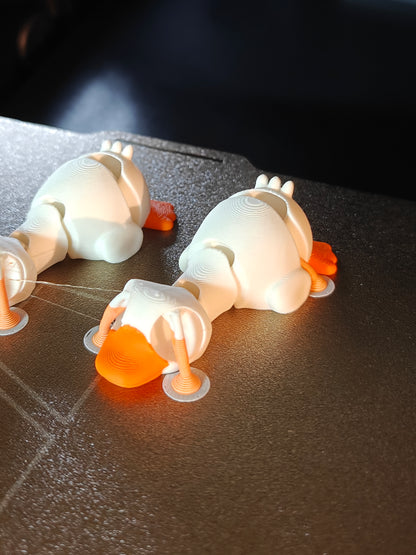 Mini Flexi Goose Googly Eyes | Chibi SnapCharm™ Character