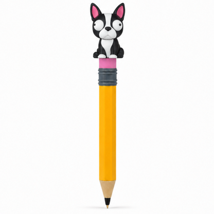 Boston Terrier Googly Eyes | Chibi SnapCharm™ Character