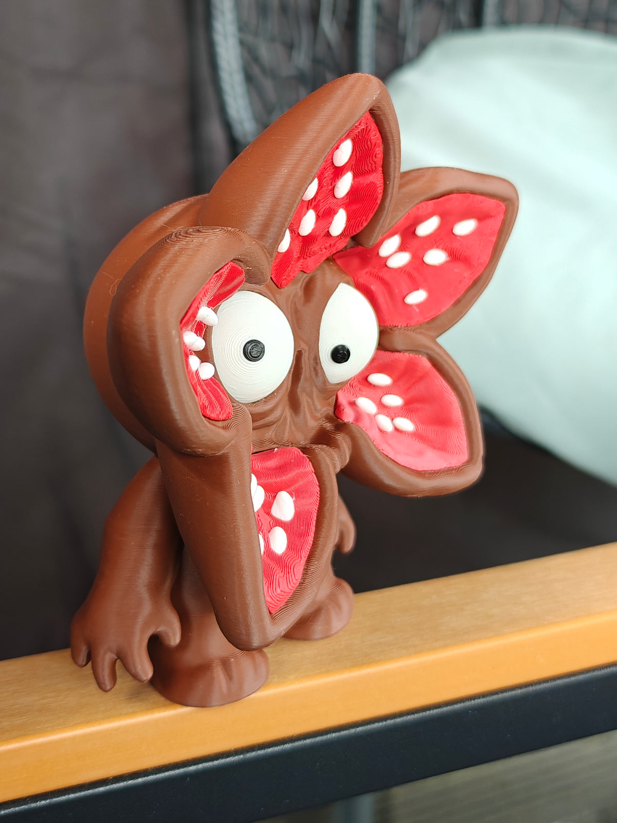 Flower-Faced Monster Googly Eyes | Chibi SnapCharm™ Character