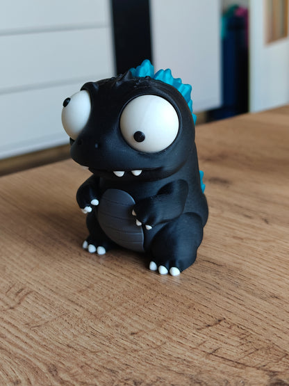 Classic Kaiju Dinosaur Googly Eyes | Chibi SnapCharm™ Character