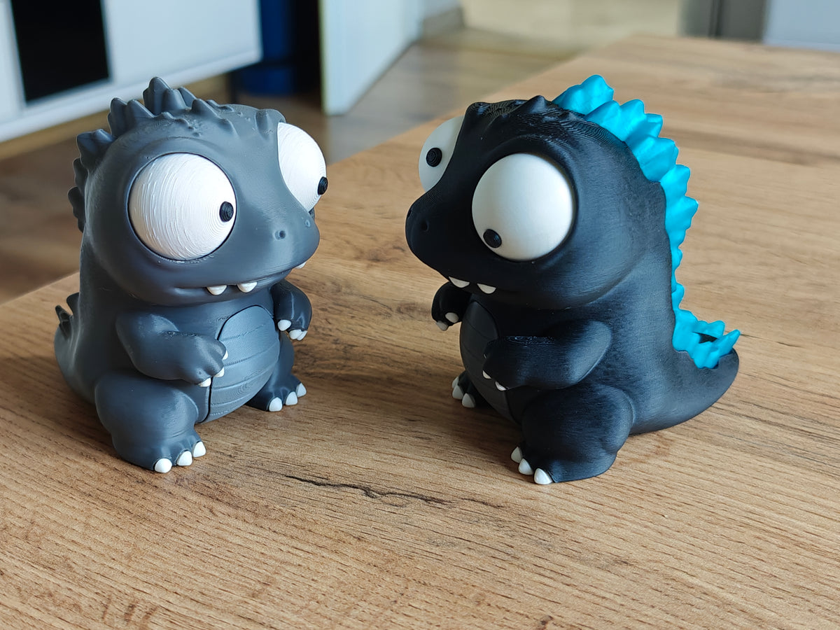 Classic Kaiju Dinosaur Googly Eyes | Chibi SnapCharm™ Character