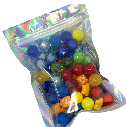Game World Character Bead Mix - 16–22 mm Acrylic Beads