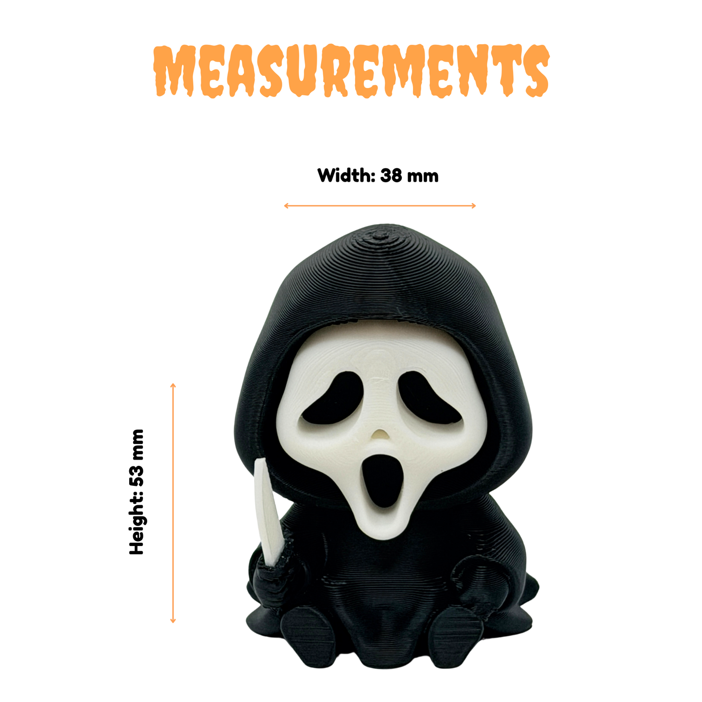Chibi SnapCharm™ Masked Slasher Character