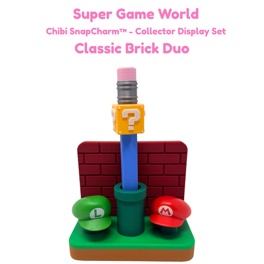 Super Game World - Collector Display Set - Classic Brick Duo - Limited Edition