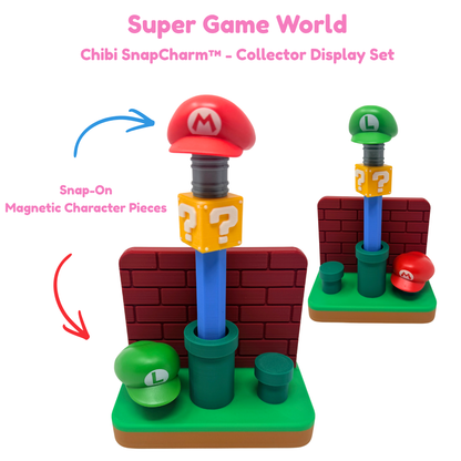 Super Game World - Collector Display Set - Classic Brick Duo - Limited Edition
