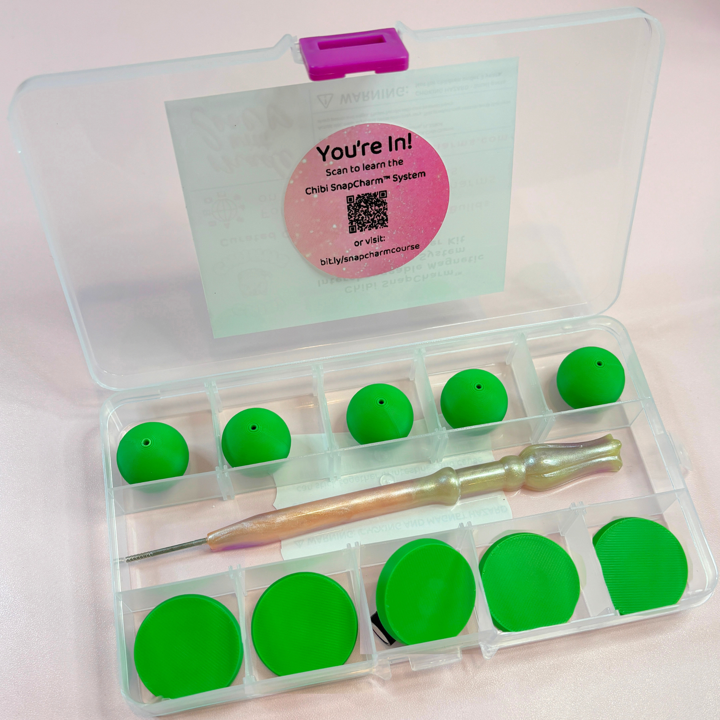 Chibi SnapCharm™ Creator Kit – Magnetic Interchangeable Pen Topper System