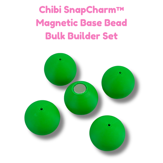 Chibi SnapCharm™ Magnetic Base Bead – Bulk Builder Sets