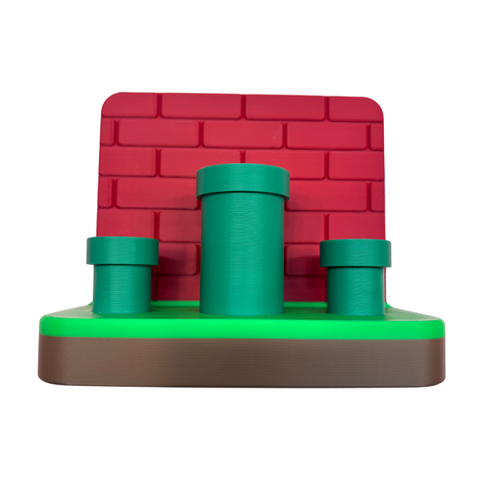 Chibi SnapCharm™ Brick & Tube Collection Display Stand