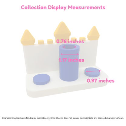 Chibi SnapCharm™ Castle Tower Collection Display Stand
