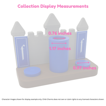 Chibi SnapCharm™ Standard Castle Collection Display Stand