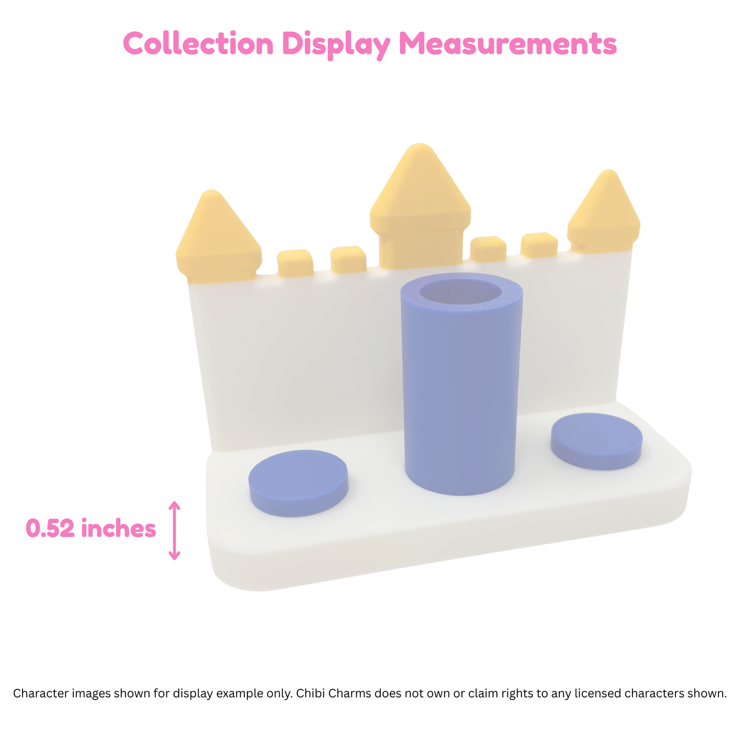 Chibi SnapCharm™ Castle Tower Collection Display Stand