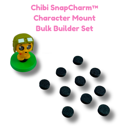 Chibi SnapCharm™ Character Mounts – Bulk Builder Sets