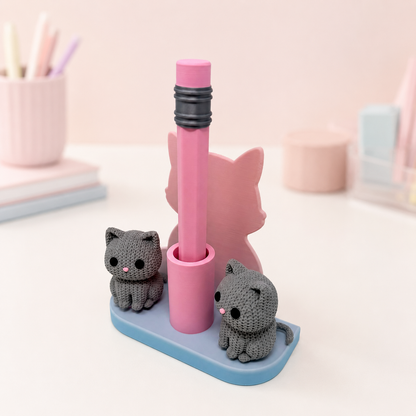 Chibi SnapCharm™ Cat Collection Display Stand