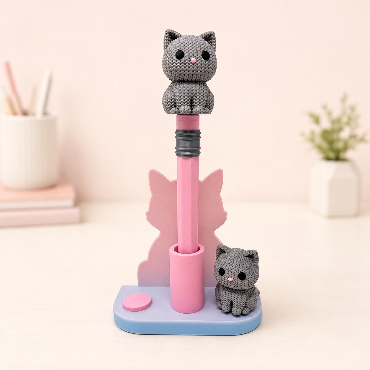 Chibi SnapCharm™ Cat Collection Display Stand