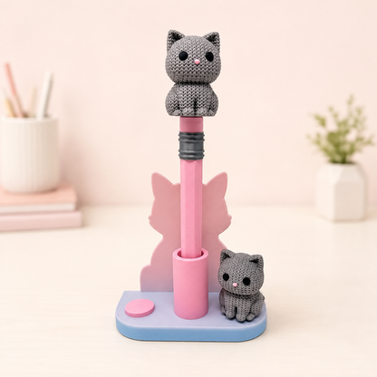 Chibi SnapCharm™ Cat Collection Display Stand
