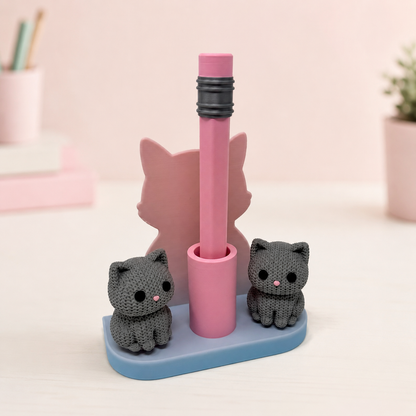 Chibi SnapCharm™ Cat Collection Display Stand